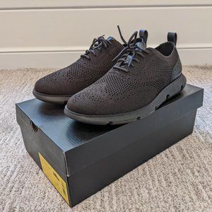 Cole Haan Men's 4.ZEROGRAND Oxford Wingtip, Black Stitchlite, US 8.5 M, New